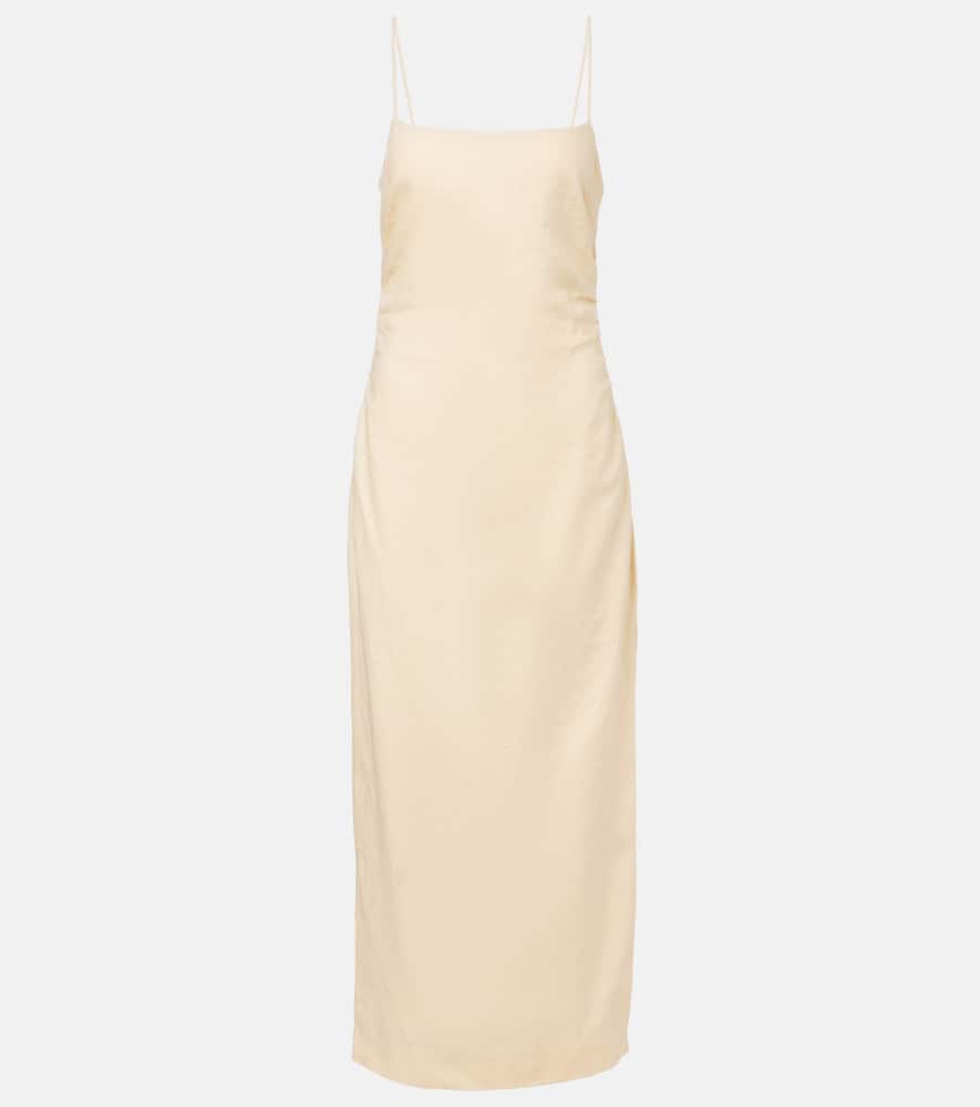 Tamara linen midi dress