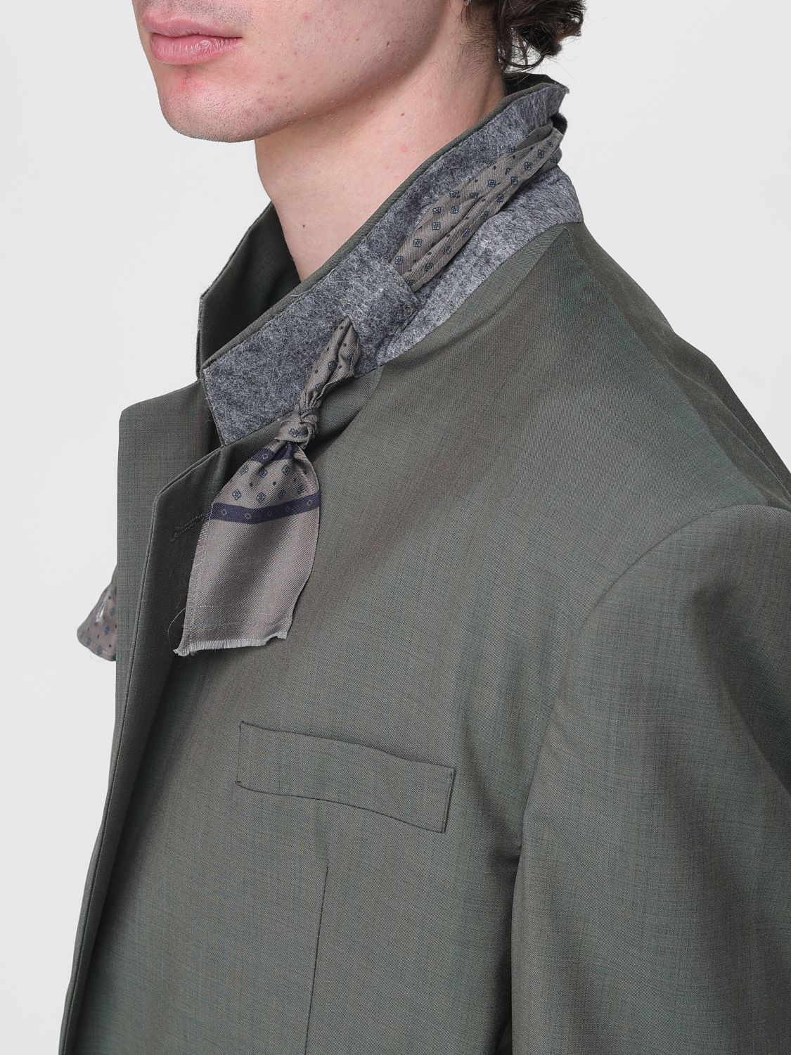 Jacket Men color Green