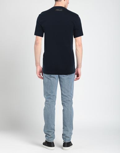 Man T-shirt Navy blue