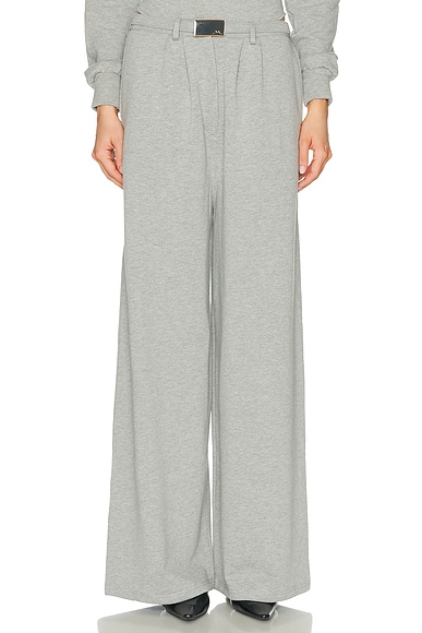 Rowen Rose Wide Leg Pant in Grey - Grey. S also in L