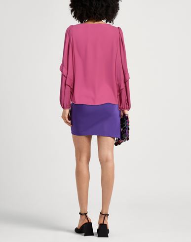 Caractère Woman Top Magenta Size 10 Polyester