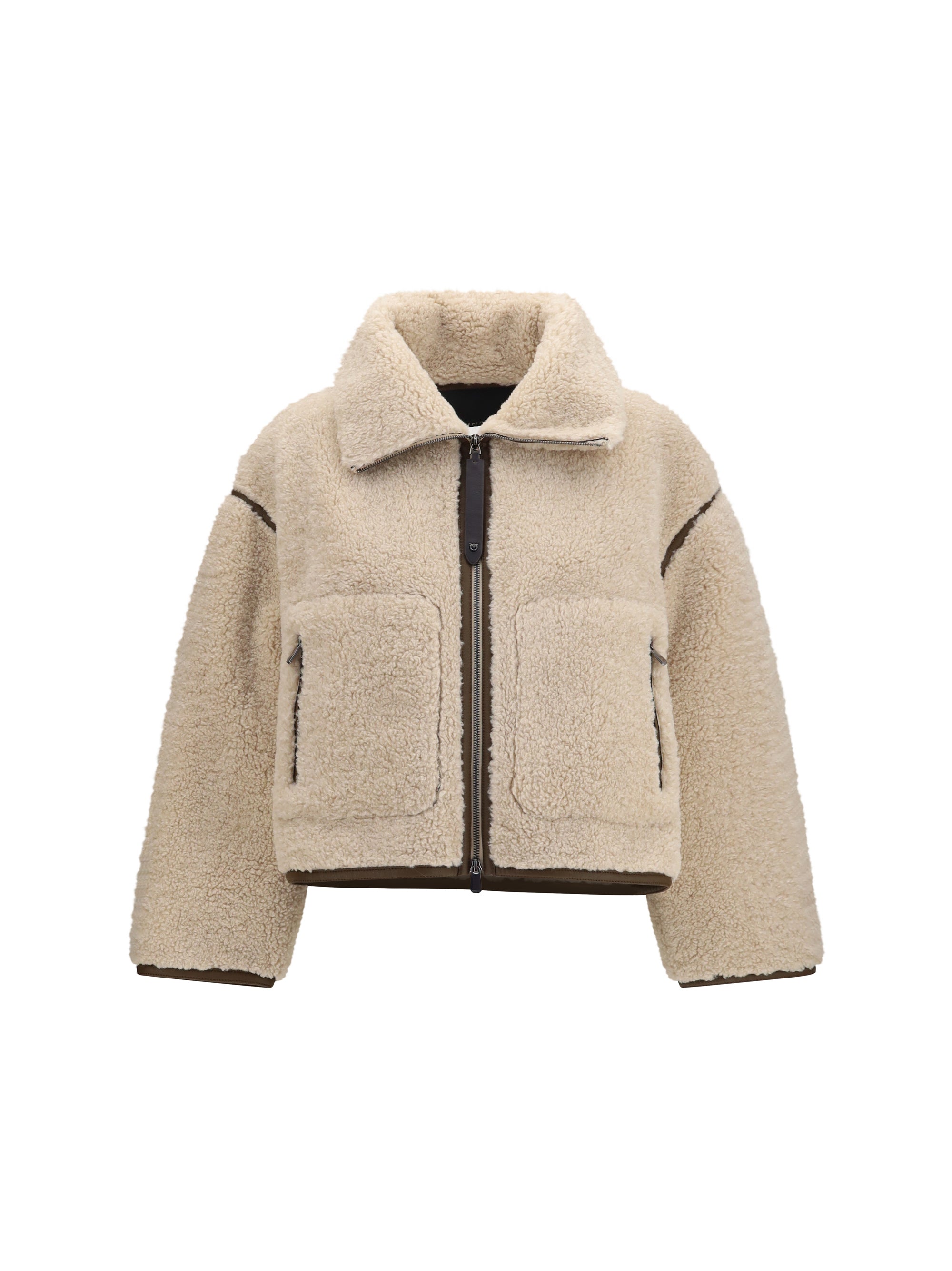 Eco Shearling Jacket — Beige