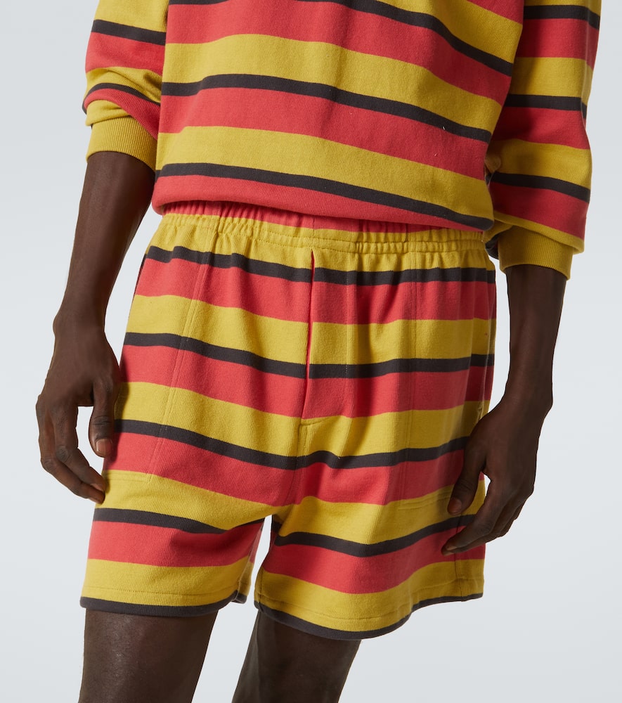Rec striped cotton jersey shorts