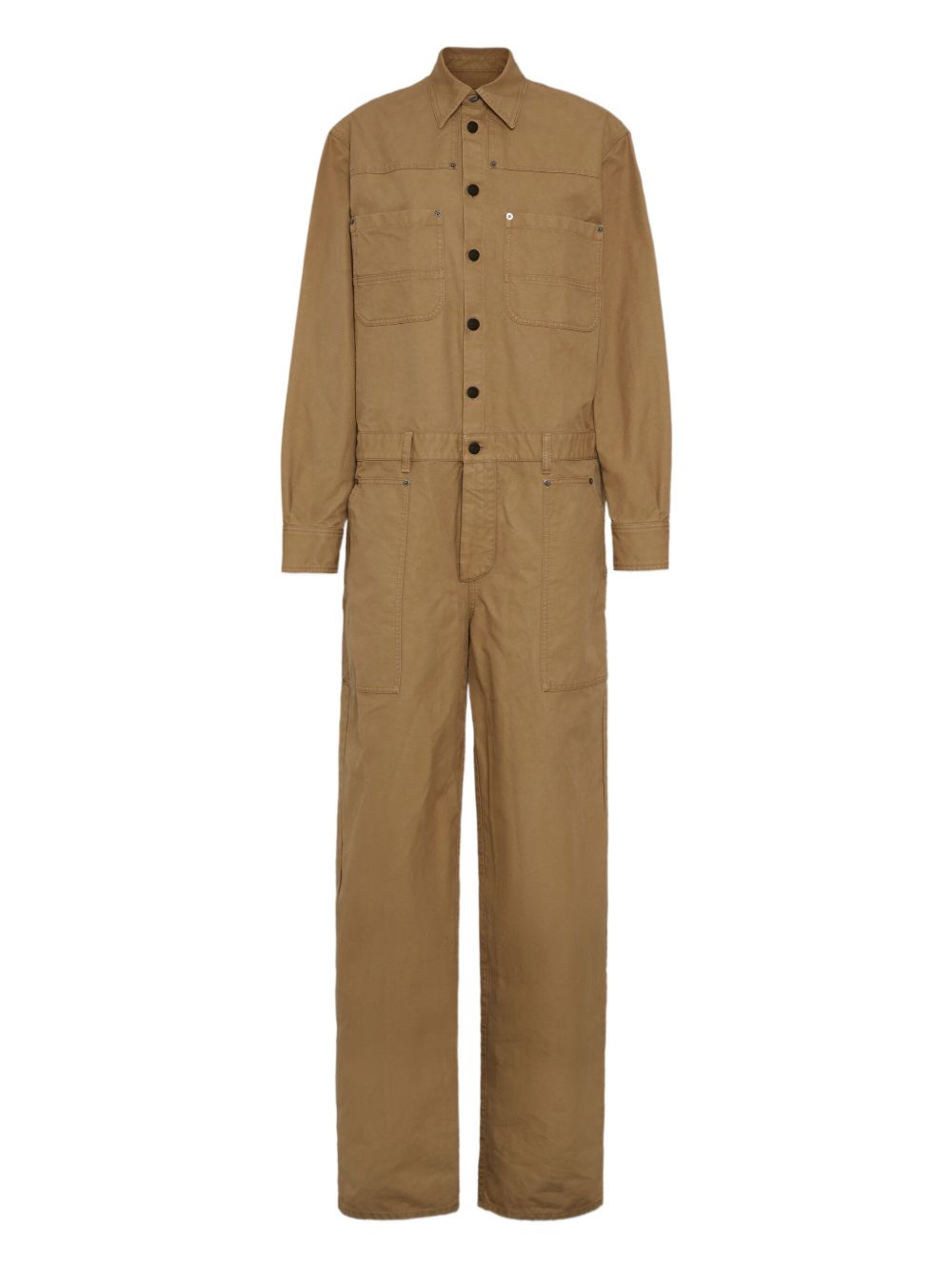 Long-sleeve jumpsuit - Neutrals