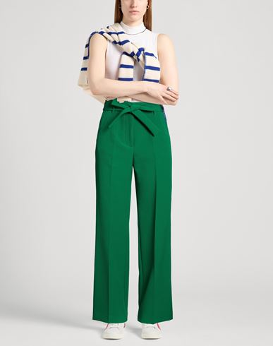 Woman Pants Green Size 8 Recycled polyester, Elastane