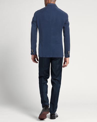 Man Blazer Navy Size 36 Cotton, Linen, Mohair wool