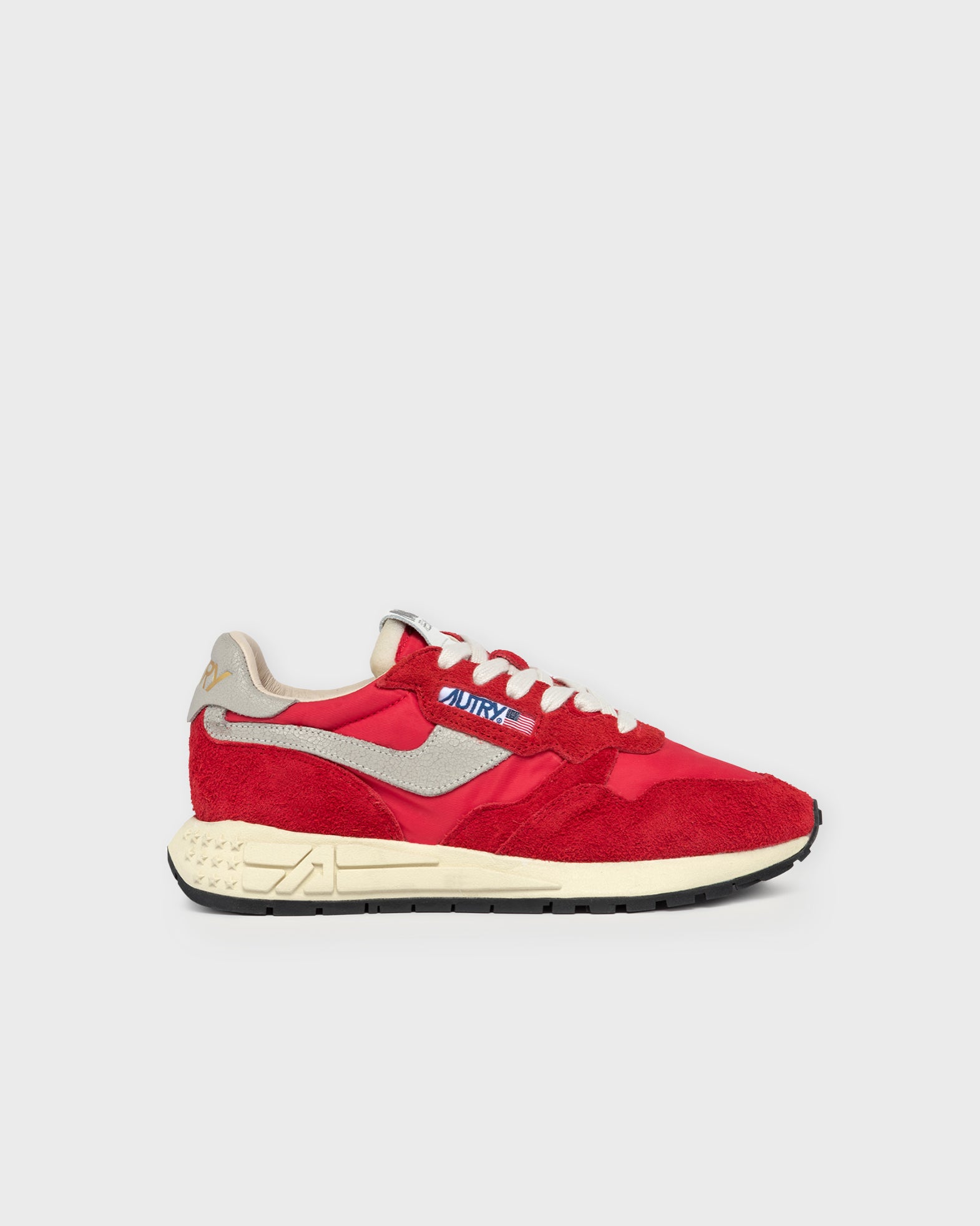 Autry Sneakers Reelwind Low Vit/röd EUR