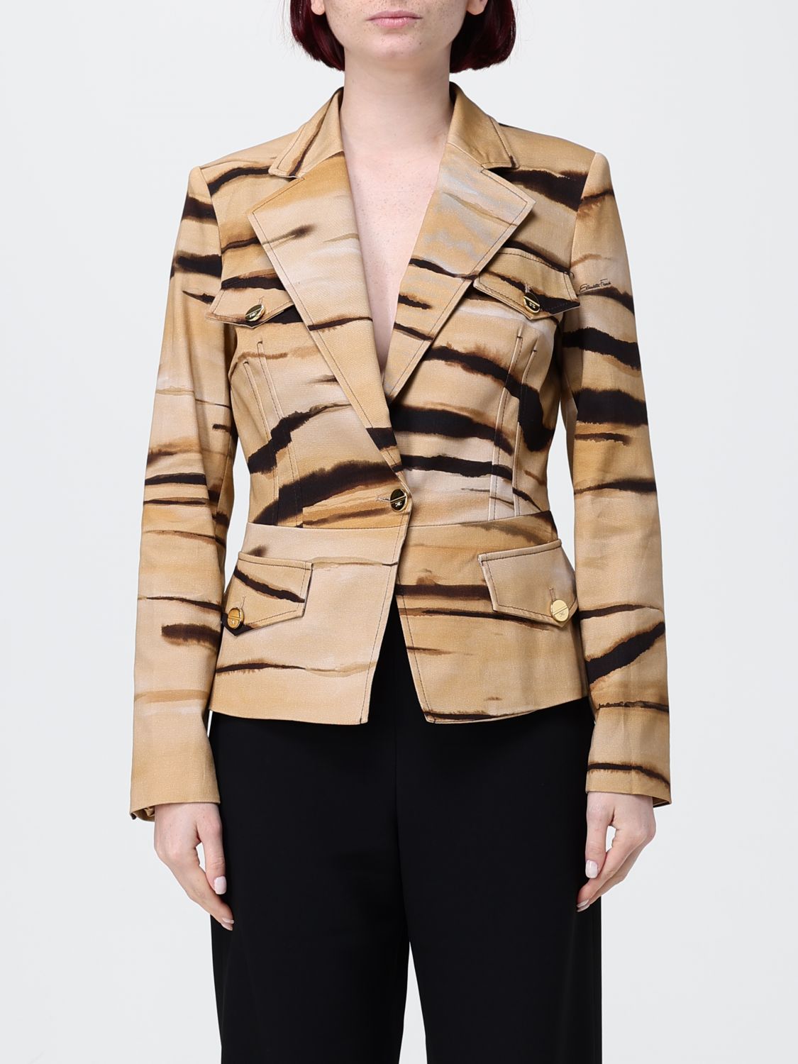 Jacket Woman color Camel