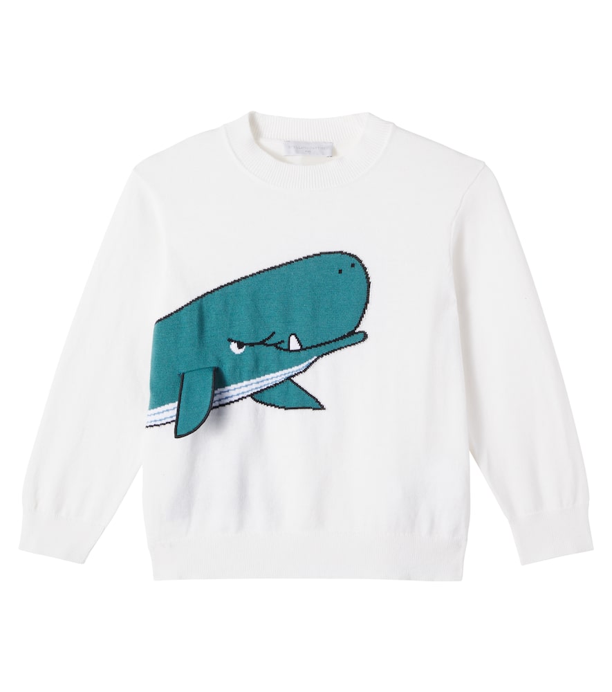 Printed cotton jersey sweatshirt