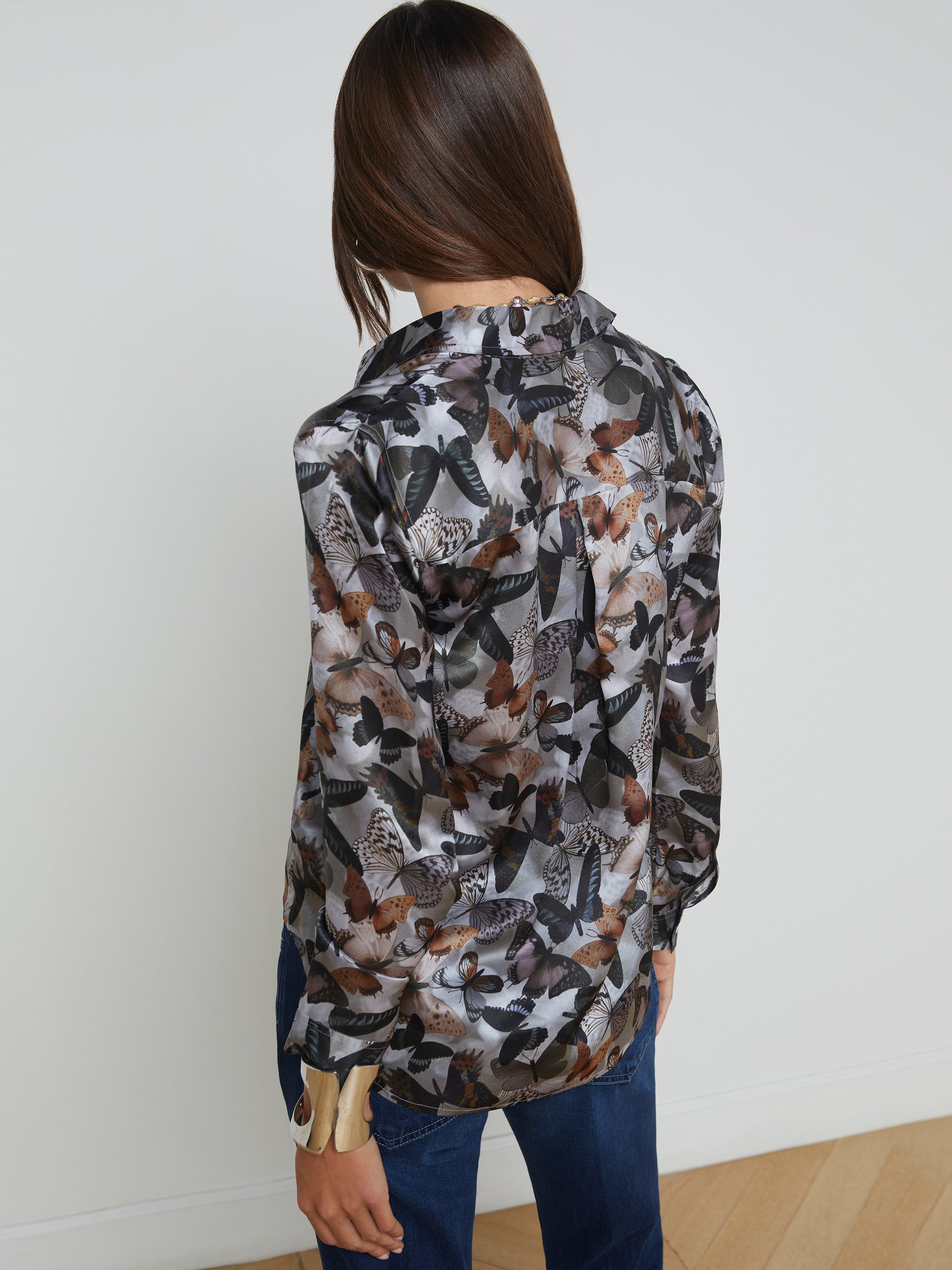 Tyler Silk Blouse Top