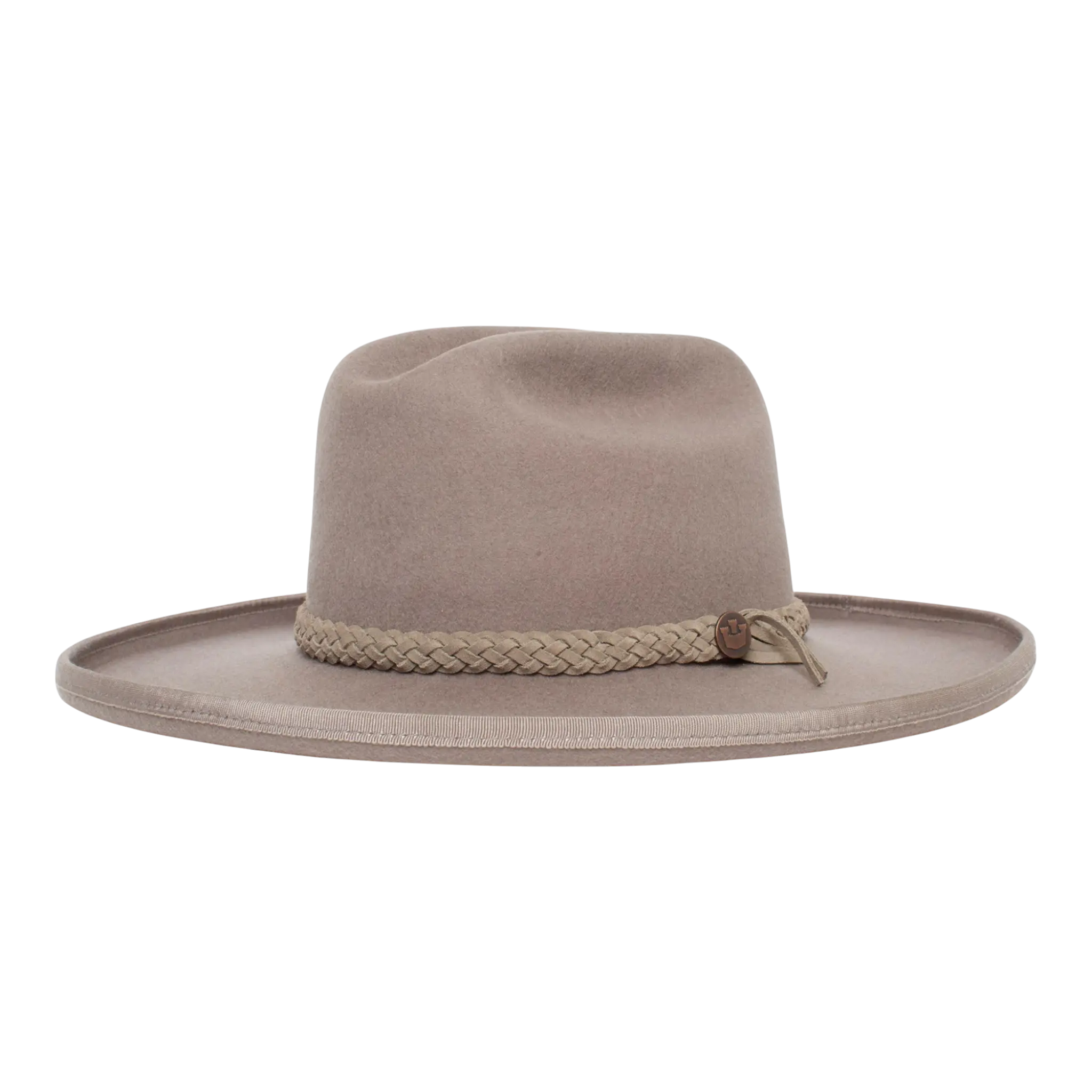 Garden Plains Wool Fedora Hat Taupe