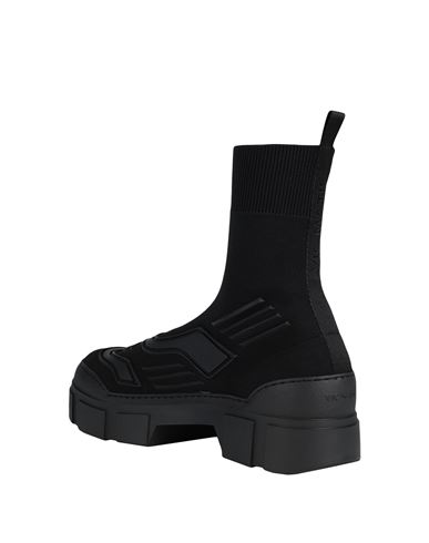 Vic Matiē Woman Ankle boots Black Size 10 Textile fibers