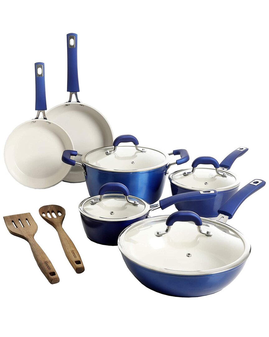 Arlington 12Pc Aluminum Ceramic Coated Nonstick Cookware Set