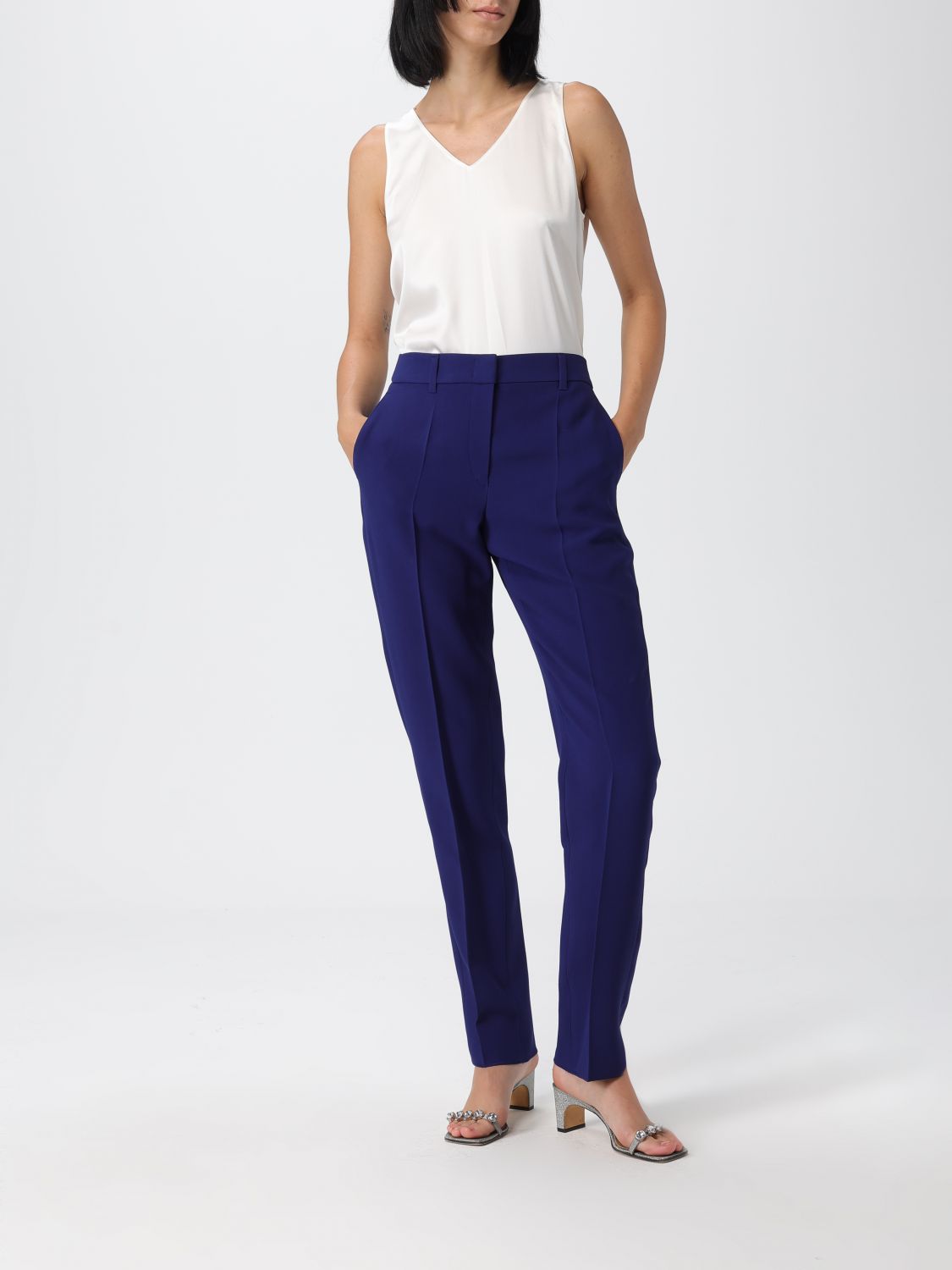 Pants Woman color Royal Blue