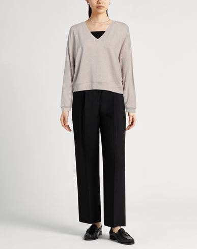 Majestic Filatures Woman Sweatshirt Sand Size 1 Viscose, Elastane