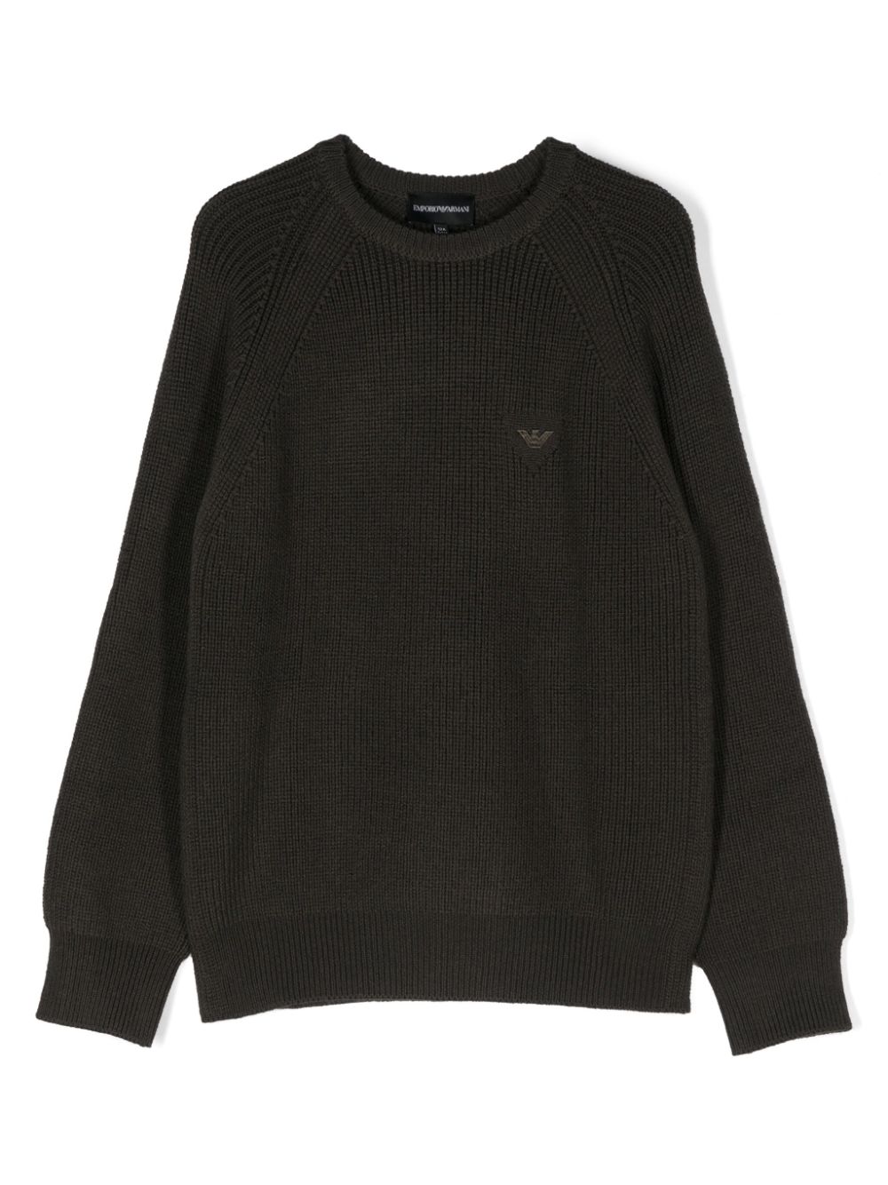 Fisherman's-knit sweater - Green