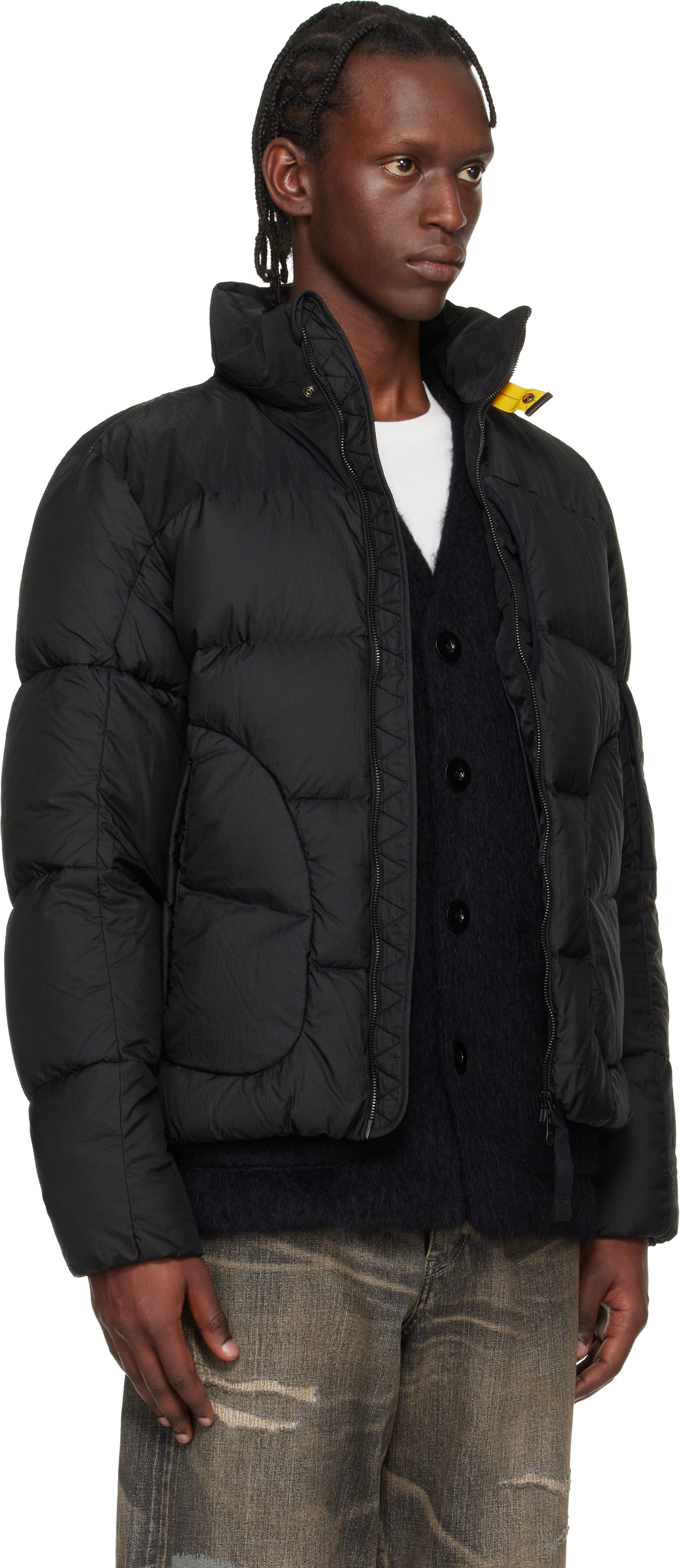 Black Blackburn Hooded Down Jacket