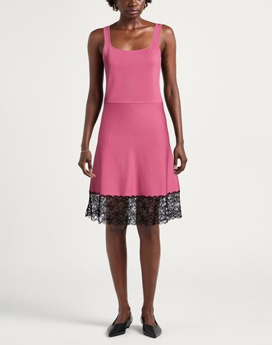 Woman Midi dress Magenta Size 6 Viscose, Polyamide