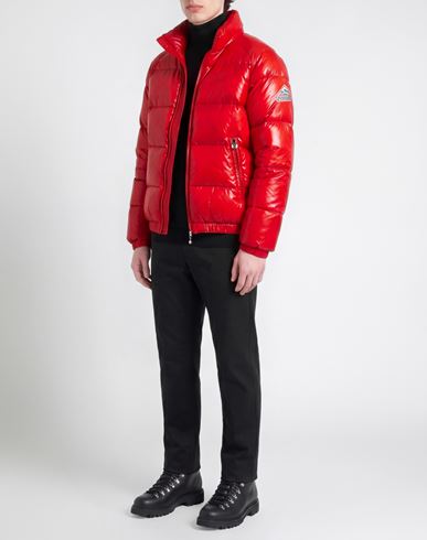 Man Puffer Red Size M Polyamide