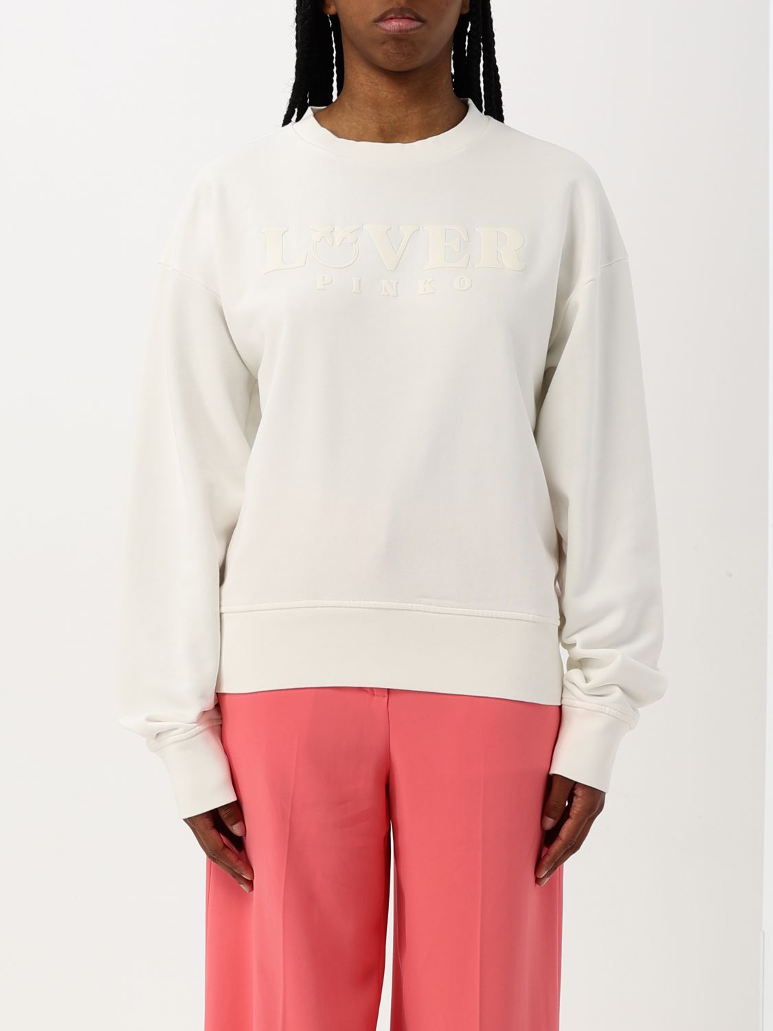 Sweatshirt PINKO Woman color White