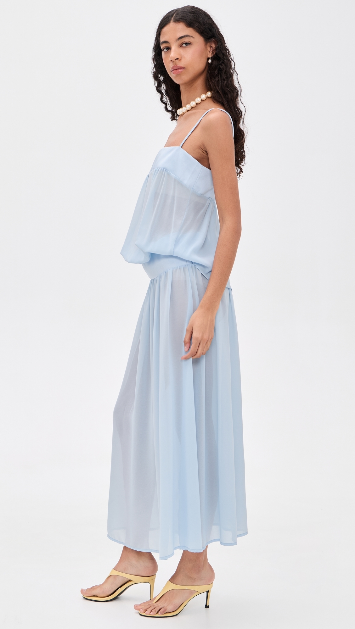 Gracia Maxi Dress Pale Blue