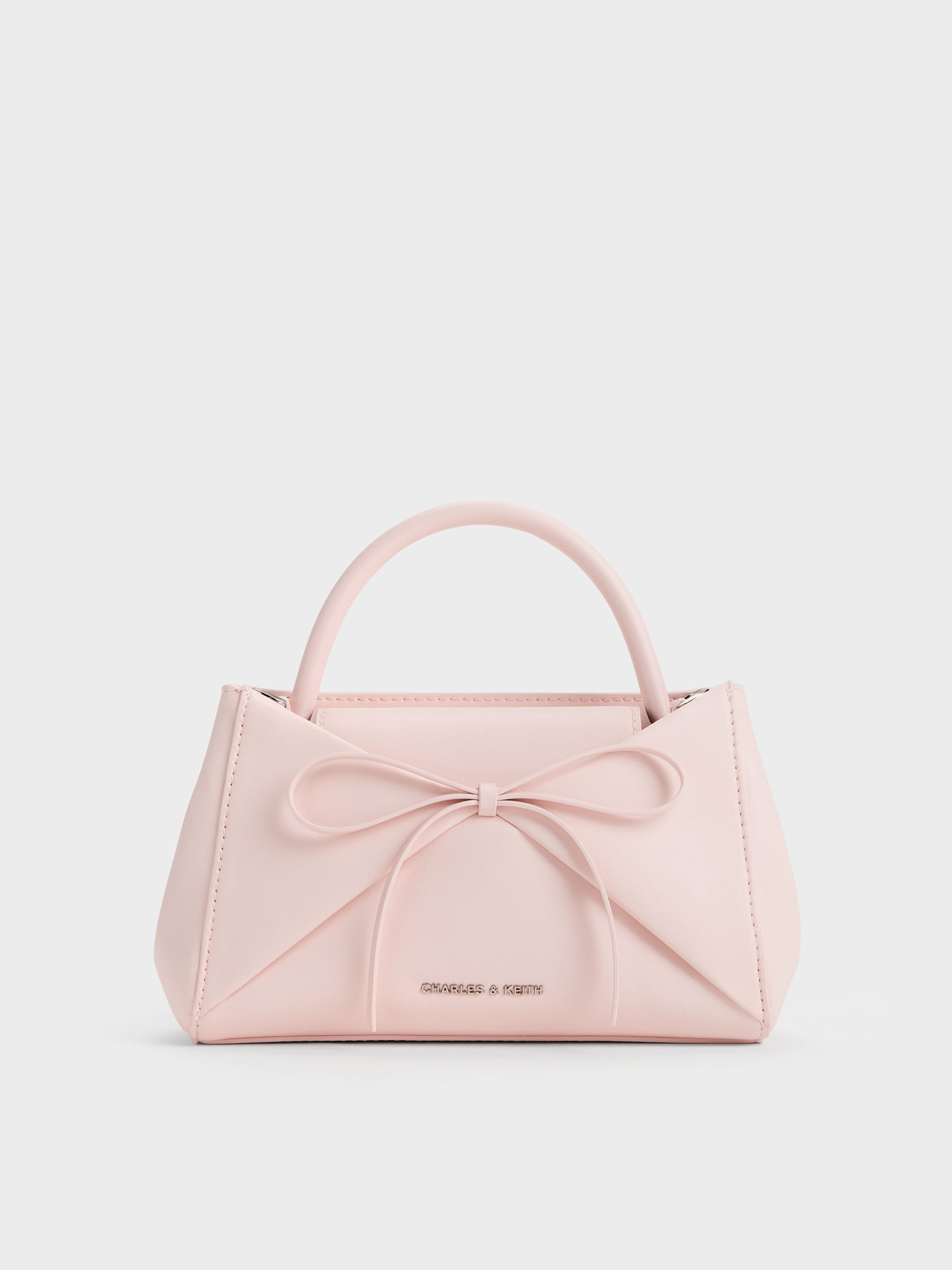 Charles & Keith - Hazel Bow Panelled Top Handle Bag