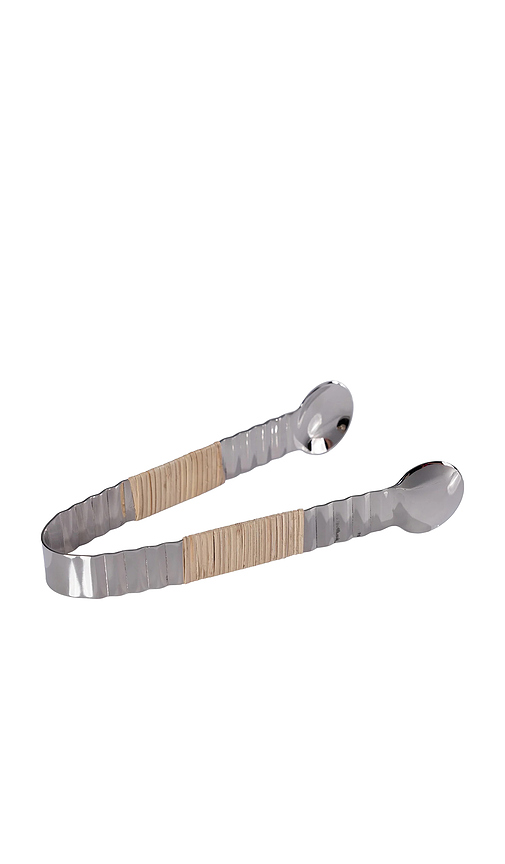The Favorites The Palmier Ice Tong en Metallic Silver