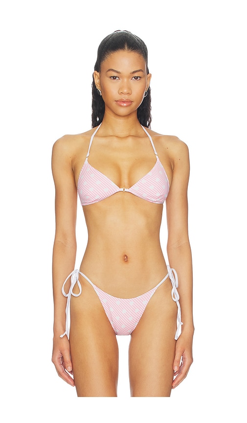 Frankies Bikinis Amore Top in Brown. - M also in L, S