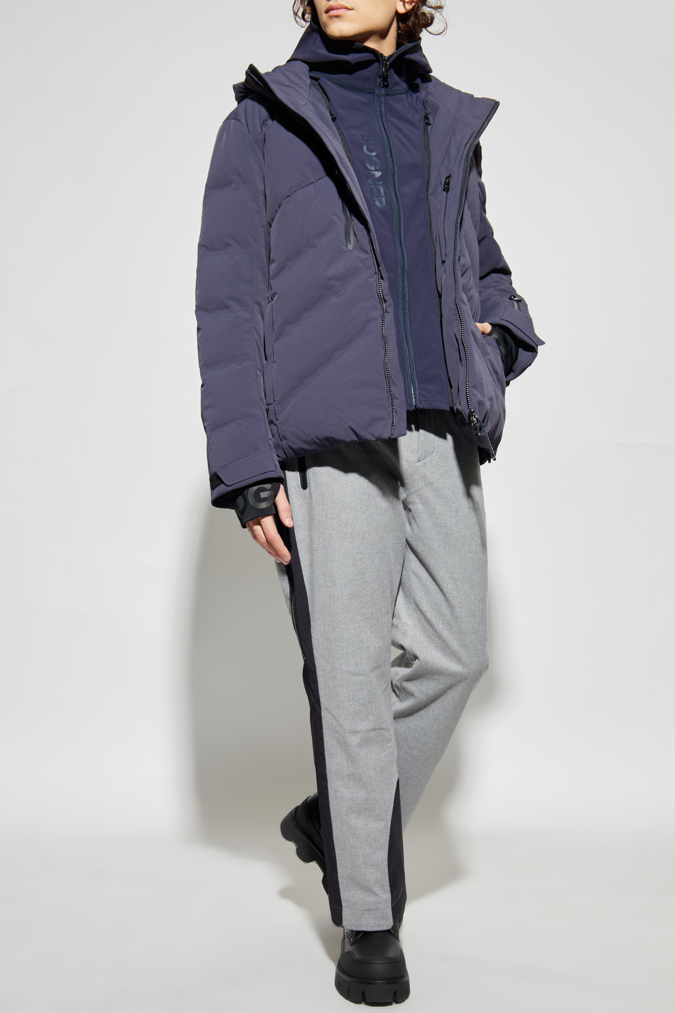 Jervis' Puffer Ski Jacket, Men's, Purple
