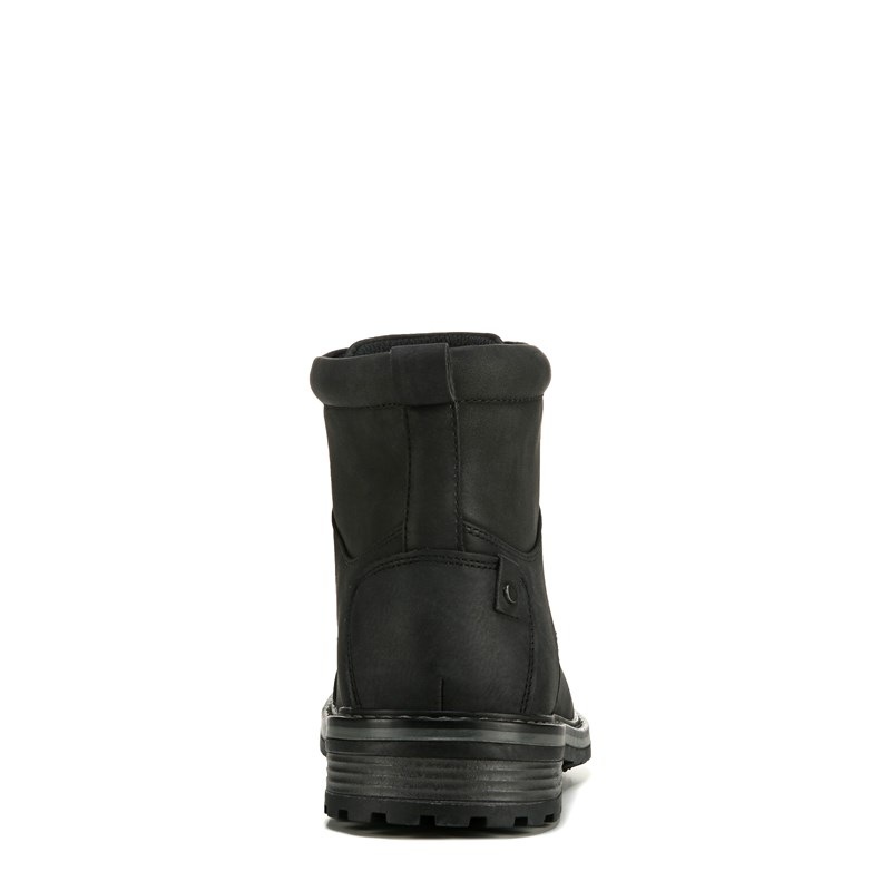 Men's Redding Lace Up Cap Toe Boots (Black)