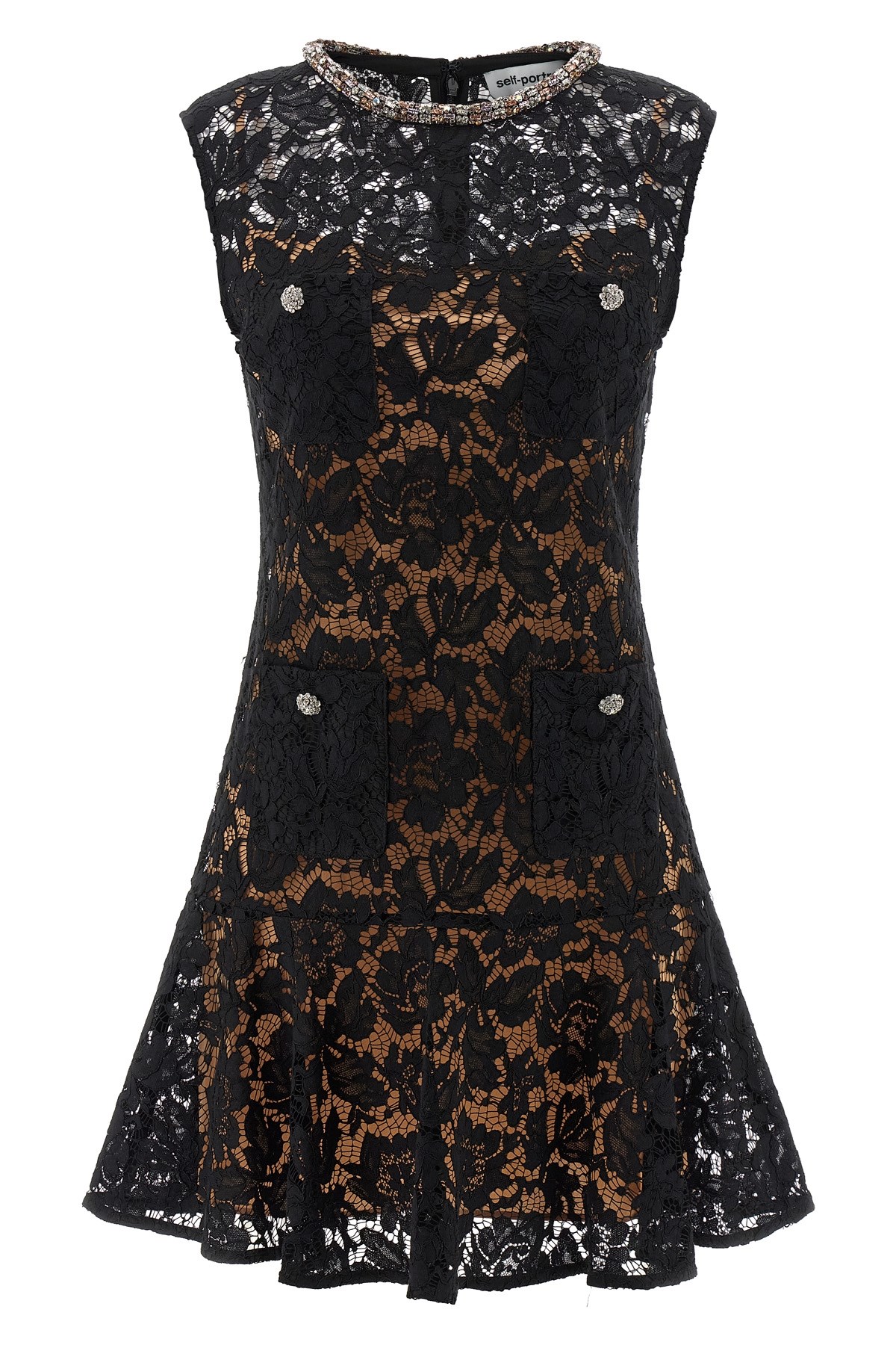 'Black Lace Crystal' Dress