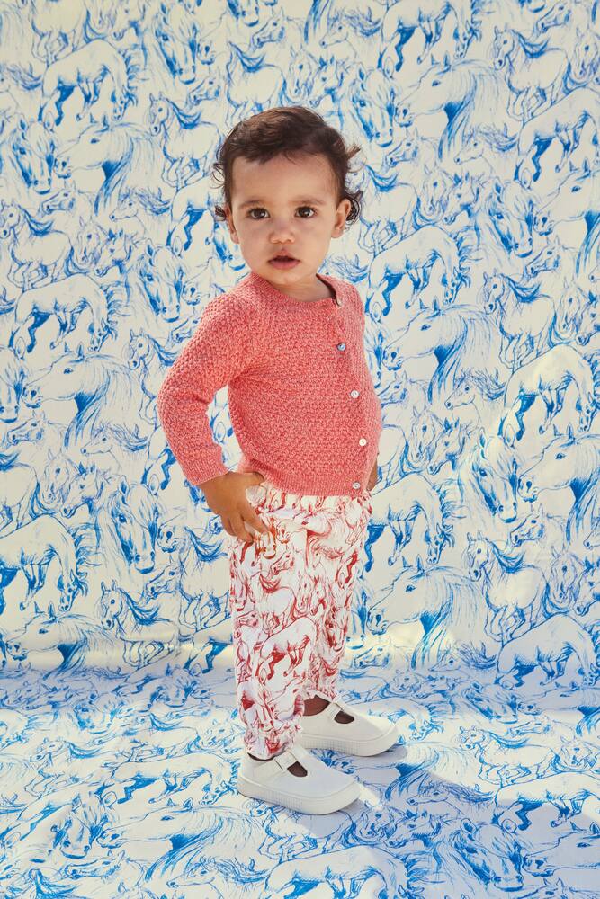 Molo Baby Goldie cotton cardigan