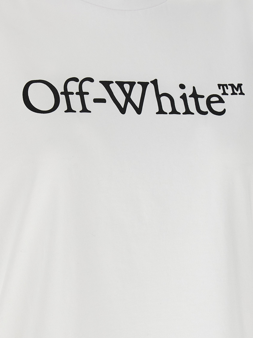 White Logo Crew Neck T-Shirt
