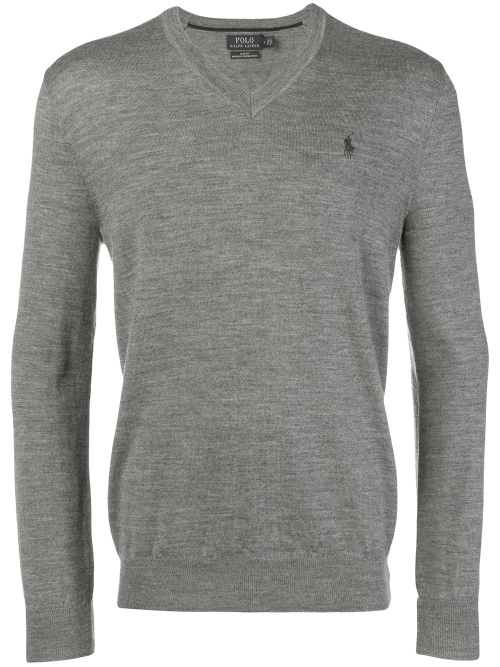 Classic v-neck sweater - Grey