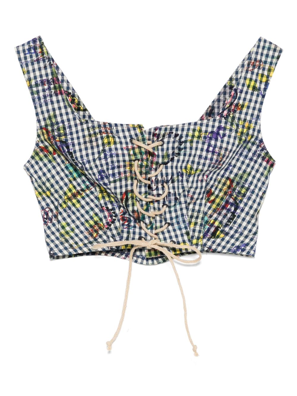 Vivienne Westwood Pre-Owned 2018 graphic-print top - Blue