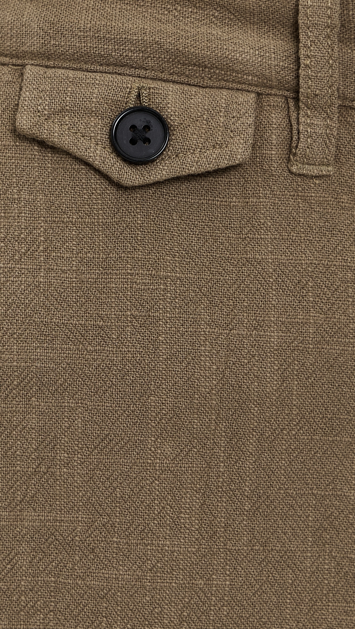 Slub Cotton Moore Shorts Moss Green