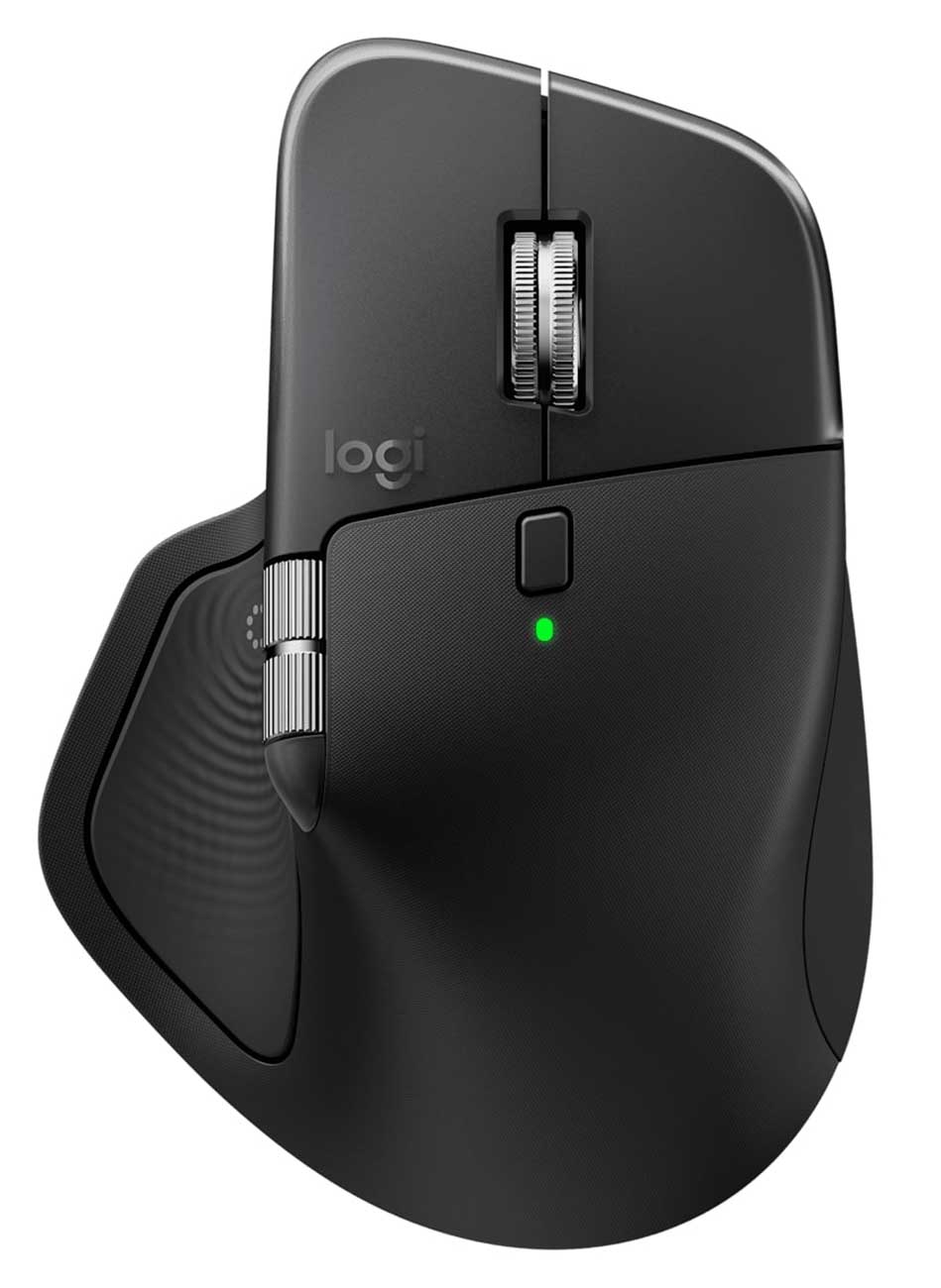 MX Master 4 Wireless Mouse for Mac in Space Black