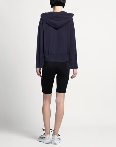 Woman Sweatshirt Blue Size S Cotton