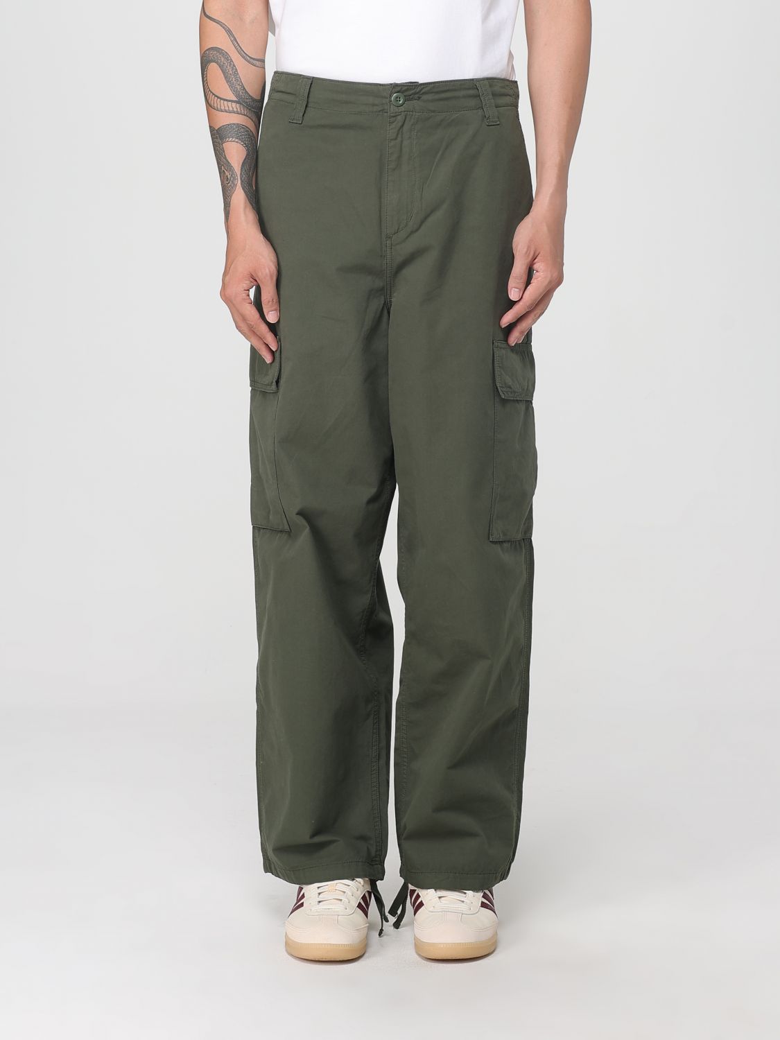 Pants Men color Olive