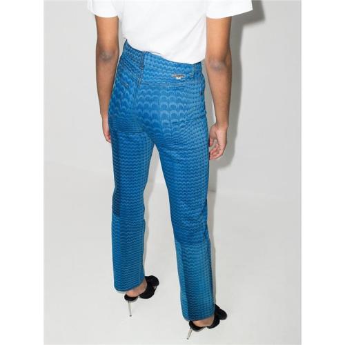 Moonfish Skin panelled jeans - Blue