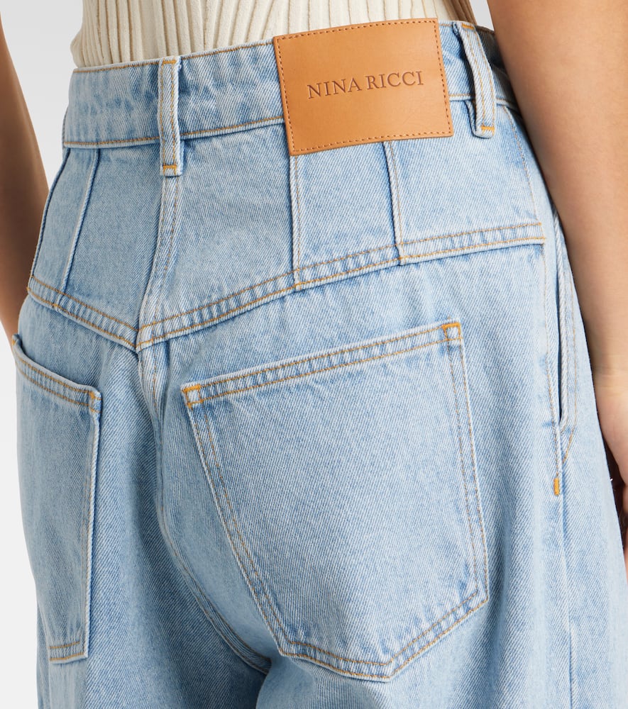 High-rise wide-leg jeans