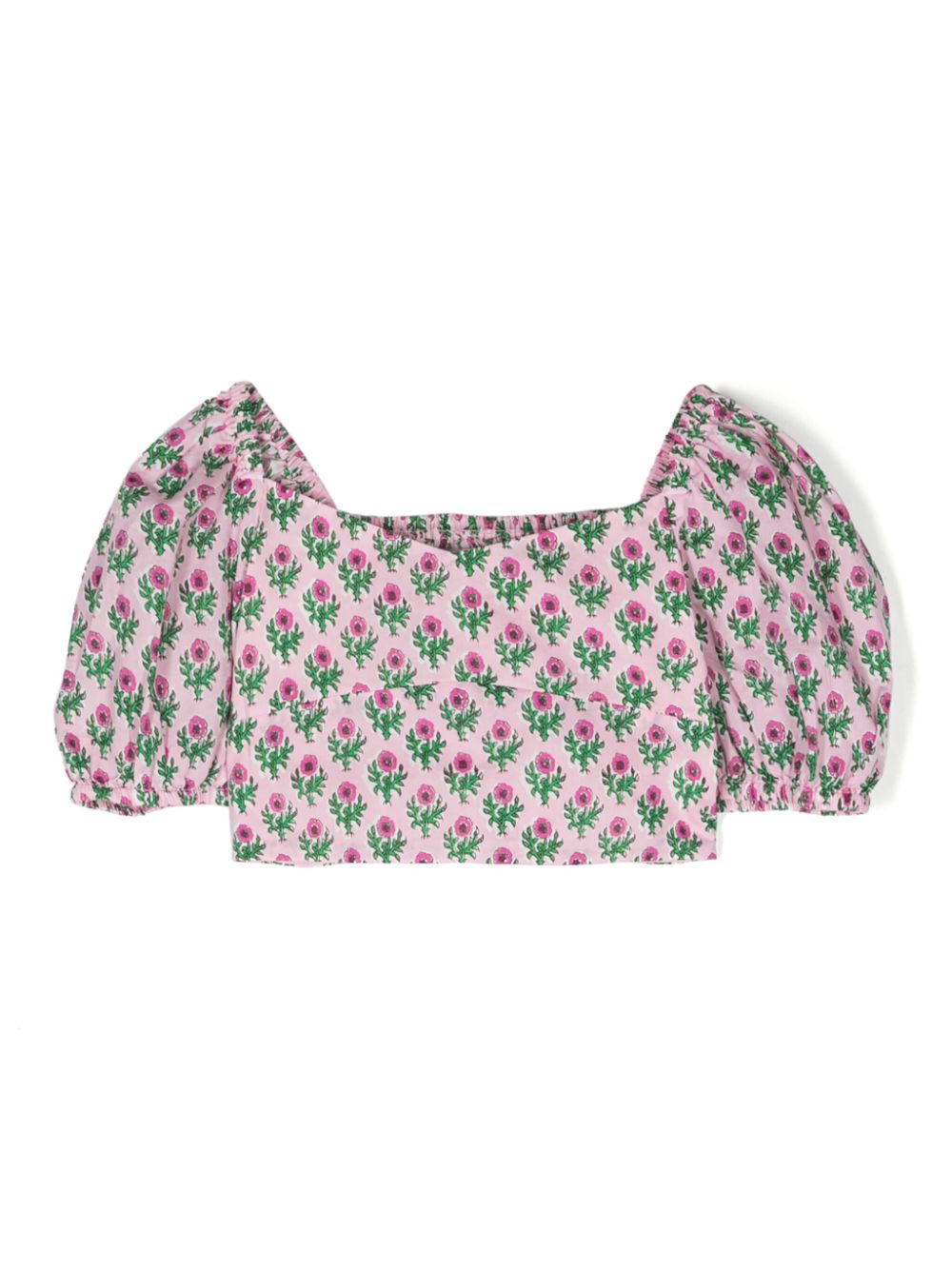 Delia Jr floral-print blouse - Pink