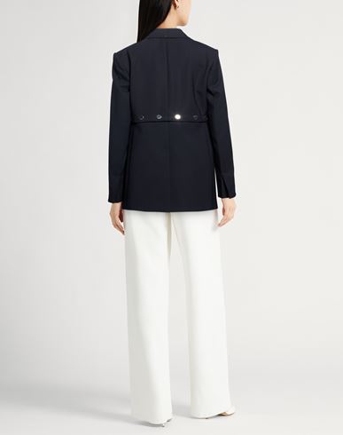 Woman Blazer Midnight blue Size 4 Virgin Wool