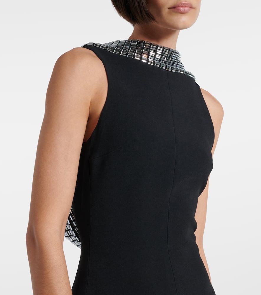 Embellished cady gown