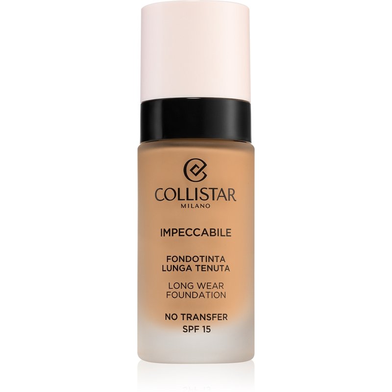 Collistar Impeccabile Long Wear Foundation fondotinta lunga tenuta SPF 15 5N Amber