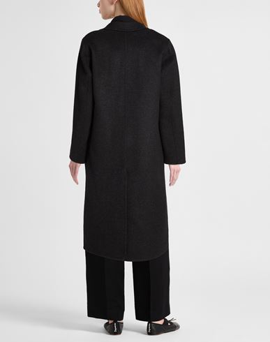 Paltò Woman Coat Charcoal Size 12 Wool