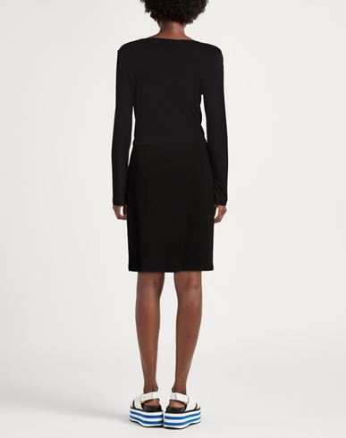 Woman Midi dress Black Size 10 Viscose, Polyamide, Elastane