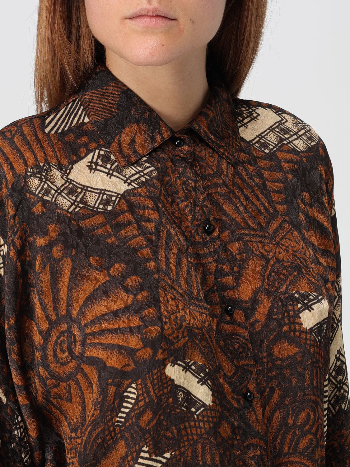 Shirt Woman color Brown