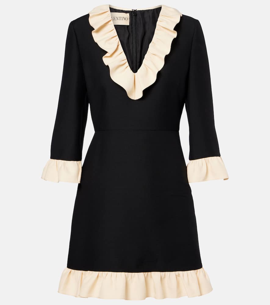 Crepe Couture ruffled minidress