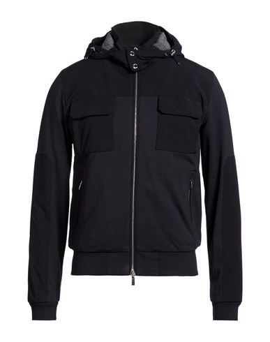 Man Jacket Midnight blue Size 38 Cotton, Elastane